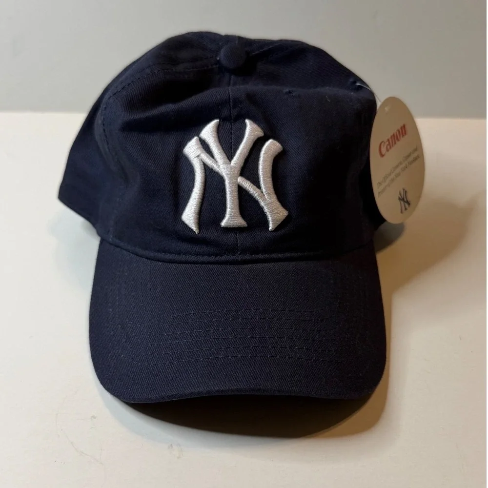 New York Yankees Canon Promotional Hat Navy Blue Cotton Adjustable Baseball Cap